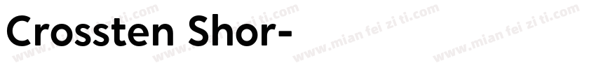 Crossten Shor字体转换